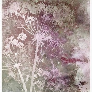 Rice Paper For Decoupage, A4 Sheet Of Rice Paper, Shabby, Cow Parsley, Decoupage, Crafts, Collage, Scrapbooking, Journaling #R1752