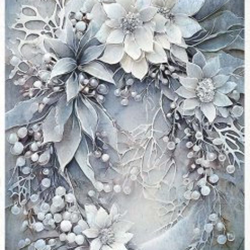 Winter Rice Paper - Etsy