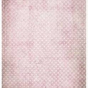 Rice Paper For Decoupage, Single A4 Sheet, Blush Pink Polka Dots, Decoupage, Crafts, Journaling, Collage, Scrapbooking, #R1738