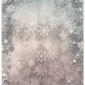 Rice Paper For Decoupage Single A4 Sheet Rustic Snowflake Background Decoupage Crafts Collage Scrapbooking Journaling #R1527