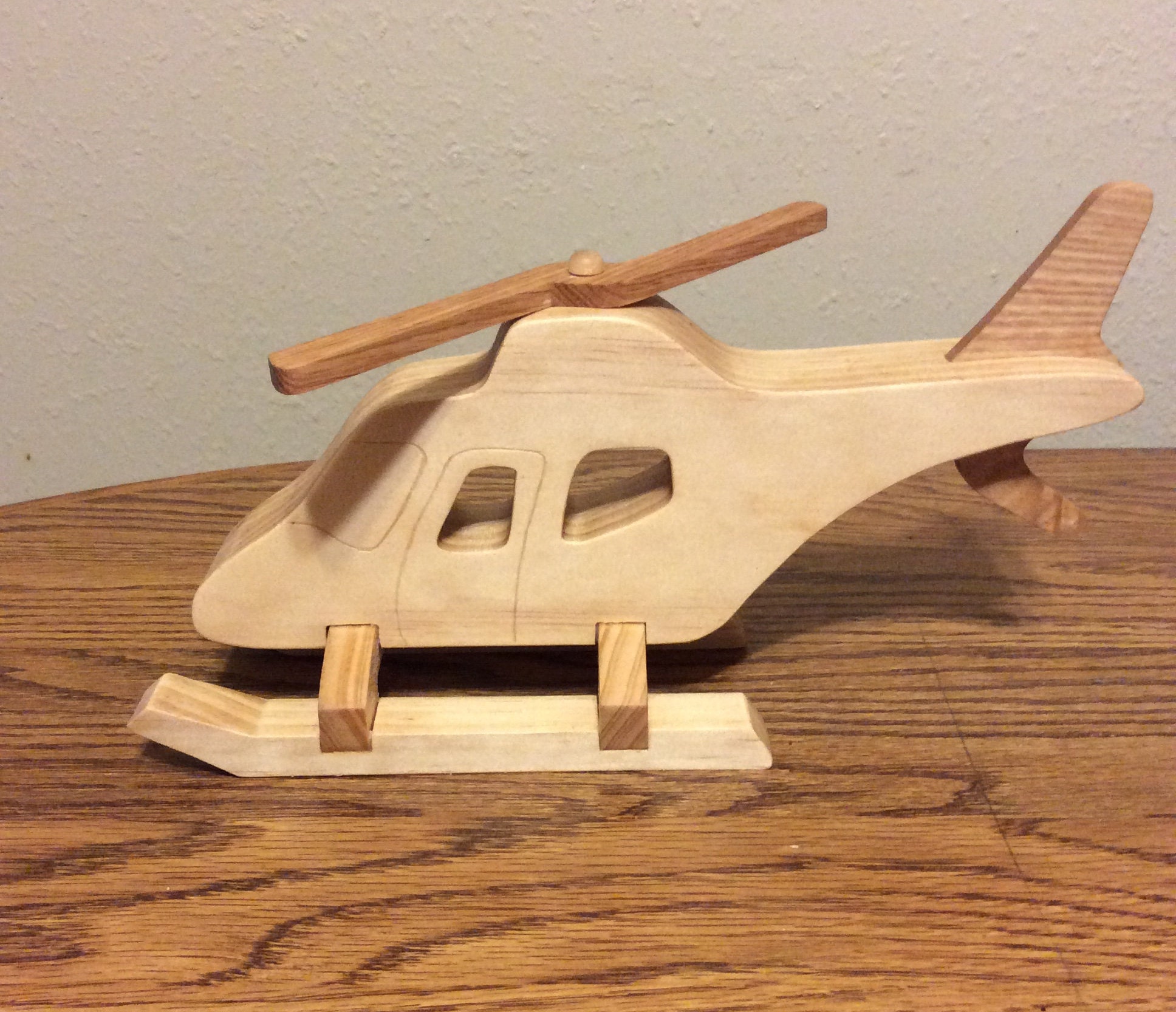 Toys & Games Push & Pull Toys Wooden Helicopter Toy Vehicles