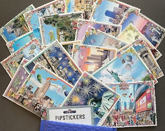 Edition Tausendschön USA - Postal Pack full of Beautiful Edition Tausendschön Postcards and Stickers