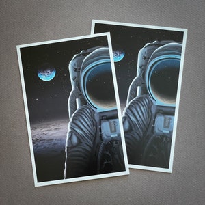 I Need Space Lantern Press Postcard Bundle Space, Moon, Astronaut image 5