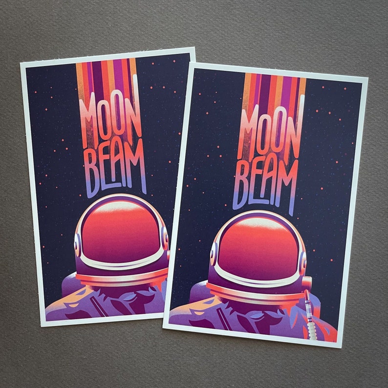 I Need Space Lantern Press Postcard Bundle Space, Moon, Astronaut image 2