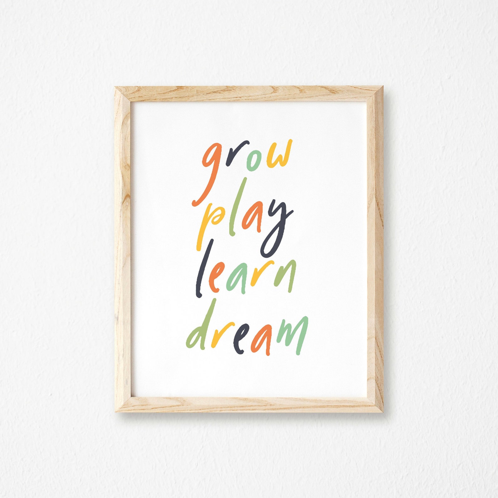 Kids Room Quote Playroom Print Kids Wall Art Quote Nursery Etsy