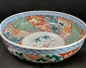 11 3 8 quot c1870 Japanese Imari Bowl Meiji period 3.5 quot deep
