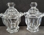 Baccarat Harcourt Missouri Mustard Jar and jam pot With Lid Fine French Crystal