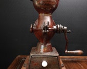 c1910 Landers Frary Clark No 11 Country Store Coffee Mill with original Paint and Decals