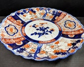 c1880 Japanese Imari Charger 12 3 8 quot x 2 quot