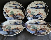 c1880 Antique Japanese Imari 4 8.5 quot Plates