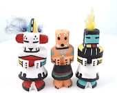 Vintage Hopi route 66 Kachina Doll lot c1980 39 s by Leroy Pooley