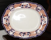 20 quot c1900 Booths Victoria Pattern Imari Style Platter