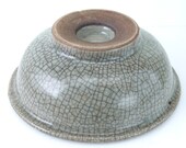 Qing Dynasty Chinese Celadon Crackle Glazed Bowl