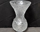 Lalique Arabesque Vase Birds 5.25 quot