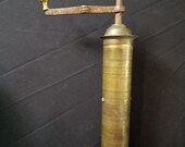 Antique ottoman Empire Turkish Brass Revolutionary War Era Camp Coffee Grinder