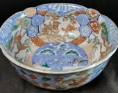 c1880 Japanese Imari Bowl 7 3 8 quot x 3 1 8 quot