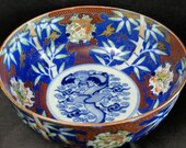c1880 Japanese Imari Bowl 8.5 quot x 4 quot