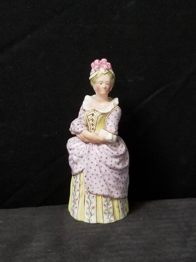 C1840 Minton Figural Candle Snuffer Figure woman 4.5 Etsy