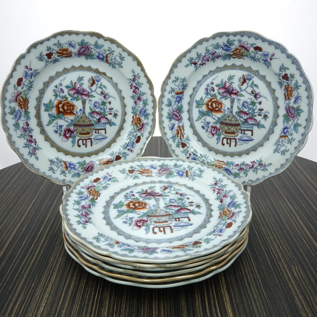 C1910 Royal Doulton Bottle Japan Chinoisiere Imari British Imari 9.5