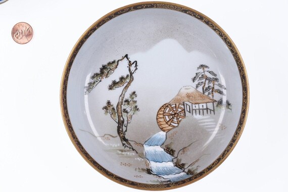 2 Fine antique Japanese Studio Porcelain bowls - image 4
