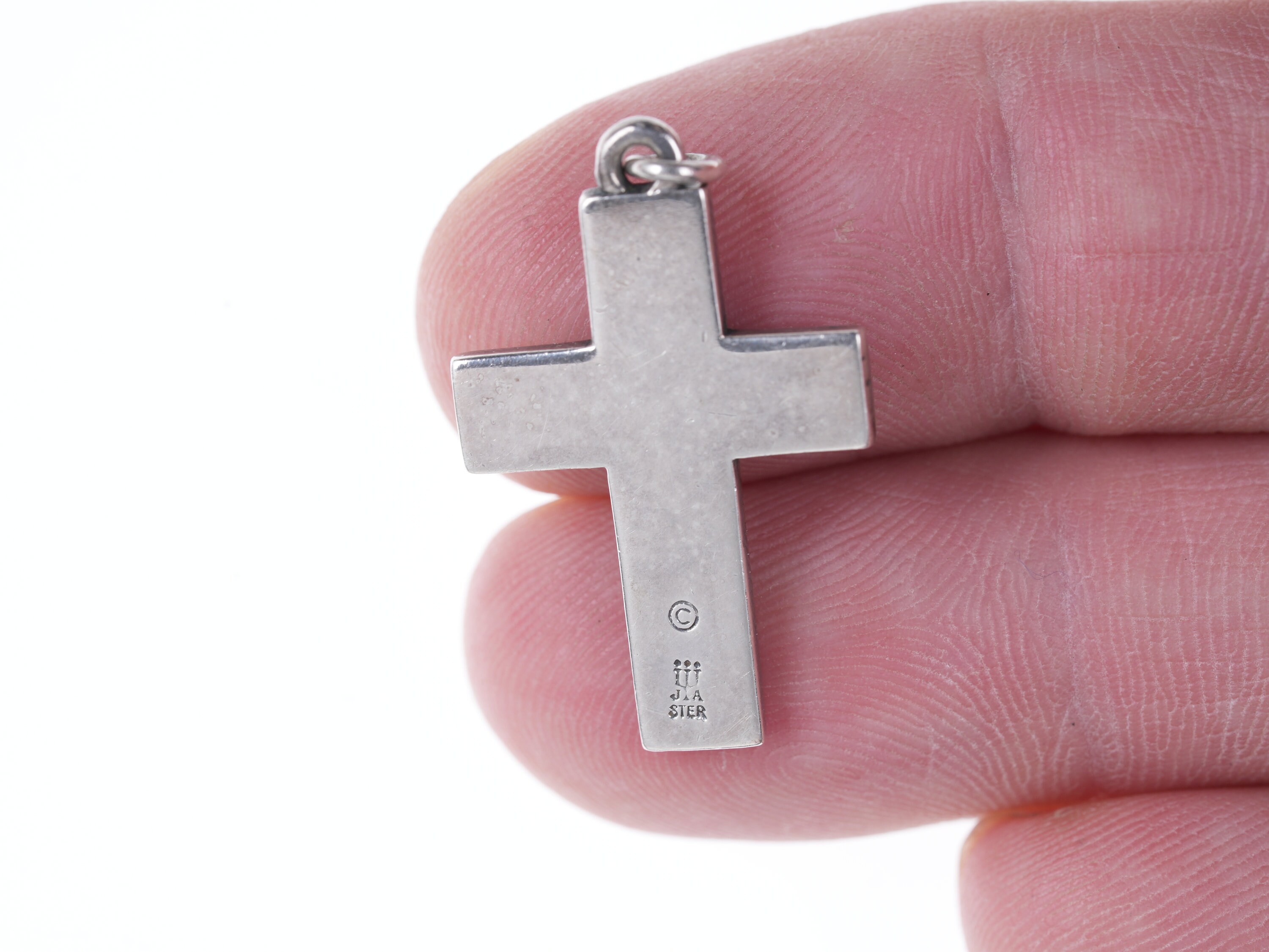Retired James Avery Sterling Rose Cross Pendant oversized Charm Etsy