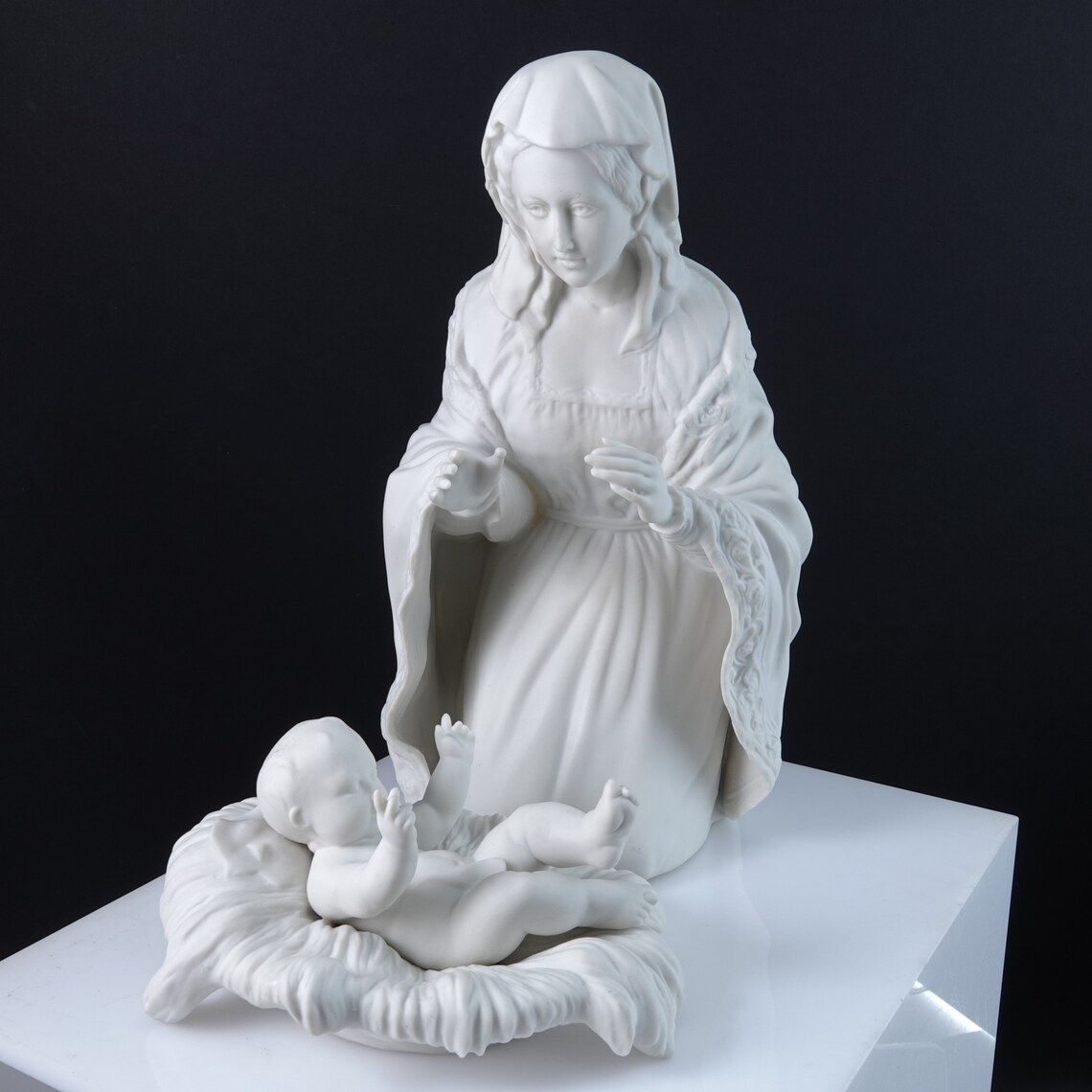 Boehm Porcelain Mary and Baby Jesus Figures Etsy