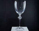 15.5 quot Lalique Roxanne Magnum Goblet Vase 6.25 quot wide