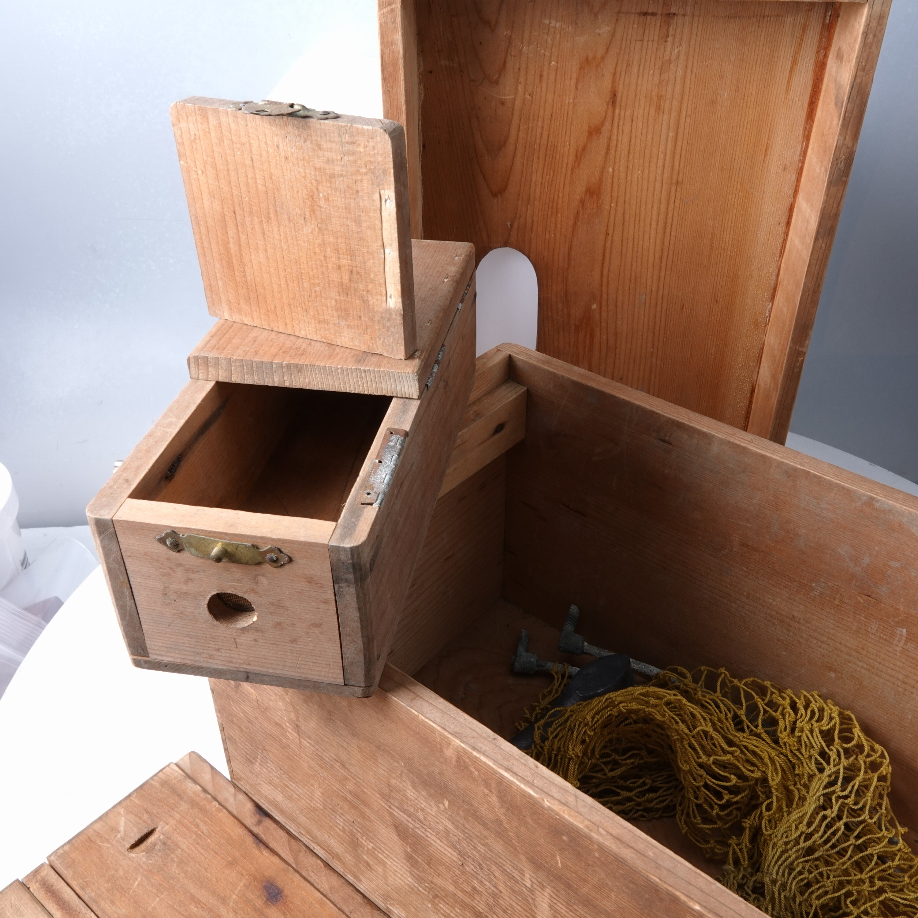 C1950 Japanese Fishing/Tackle Box with Cricket Box net and Etsy