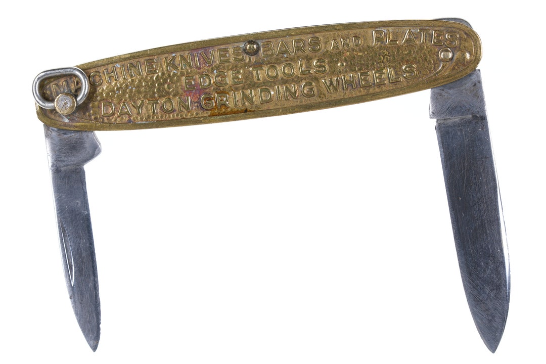 C1910 Simonds Worden White Pocket Knife Dayton Ohio Machine Knives Bars