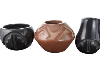 Reycita Cosen (1927-2012) Santa Clara Pueblo Pottery Pieces