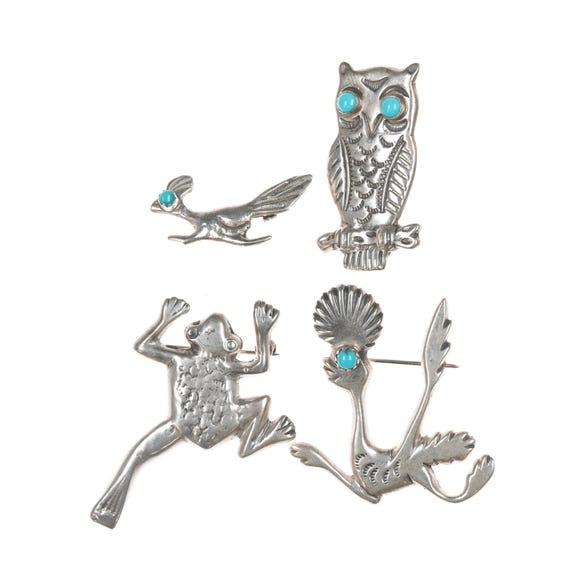 One Of The Finest Ever Vintage Zuni/ Navajo Turquoise Native American Jewelry Silver Slave Bracelet Owl One Of The Finest Ever Vintage Zuni/ Navajo Turquoise Native American Jewelry Silver Slave Bracelet Owl