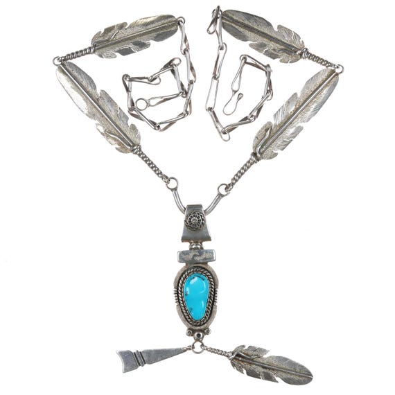 Important Feather Master Native American Navajo Sterling Silver Ben Begaye Bracelet Important Feather Master Native American Navajo Sterling Silver Ben Begaye Bracelet
