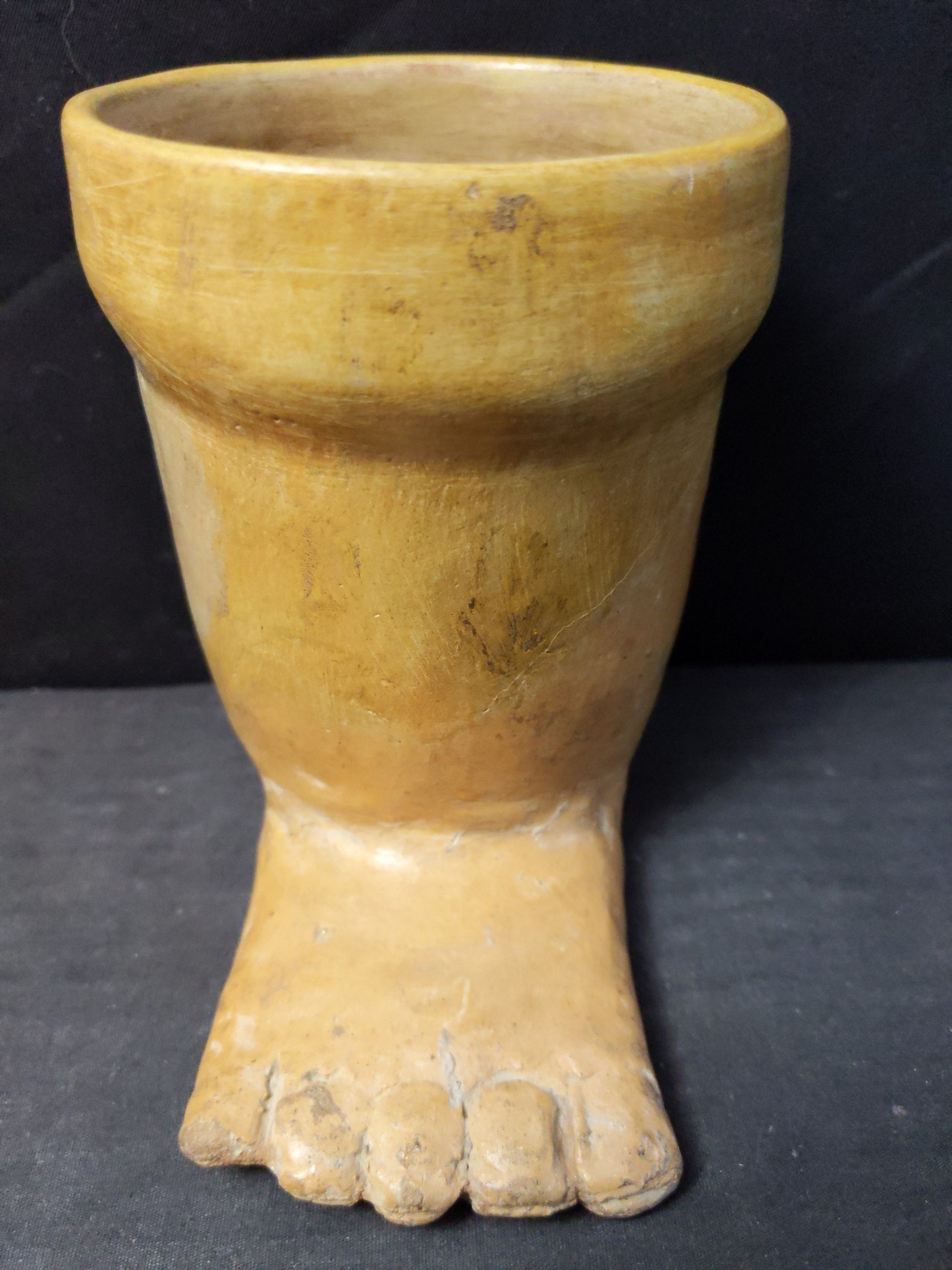 Pre Columbian Pottery Foot Shaped Vessel - Etsy