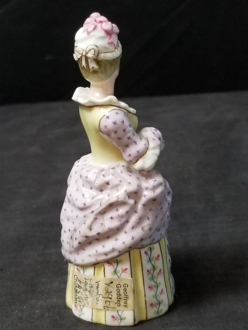 C1840 Minton Figural Candle Snuffer Figure woman 4.5 Etsy