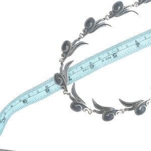 Melesio Villareal Taxco Vintage Sterling silver Necklace, Bracelet, and earrings image 9