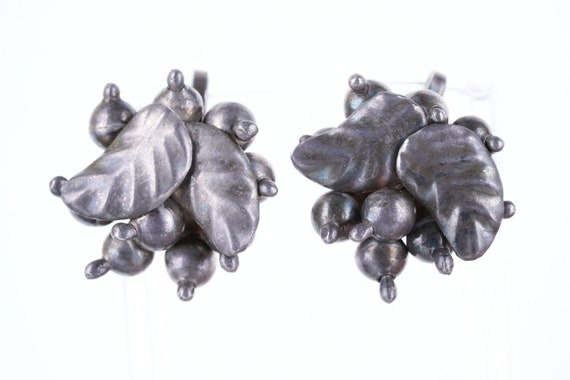 1950's William Spratling Sterling Screw back earr… - image 1