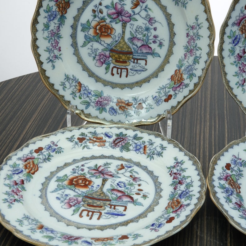 C1910 Royal Doulton Bottle Japan Chinoisiere Imari British Etsy