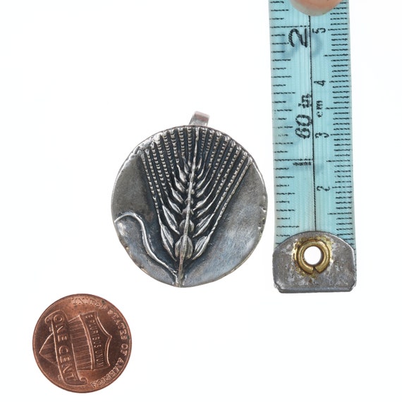 Retired James Avery Wheat pendant in sterling - image 6