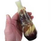 c1900 French Galle Cameo glass vase 6.5 quot