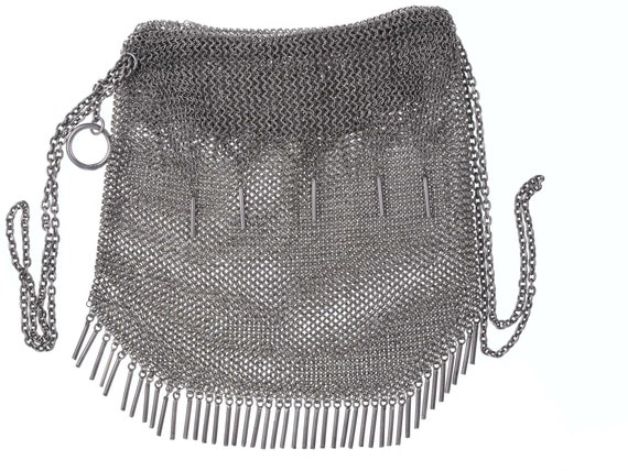 Heavy Antique Imperial Russian Silver handbag - image 2