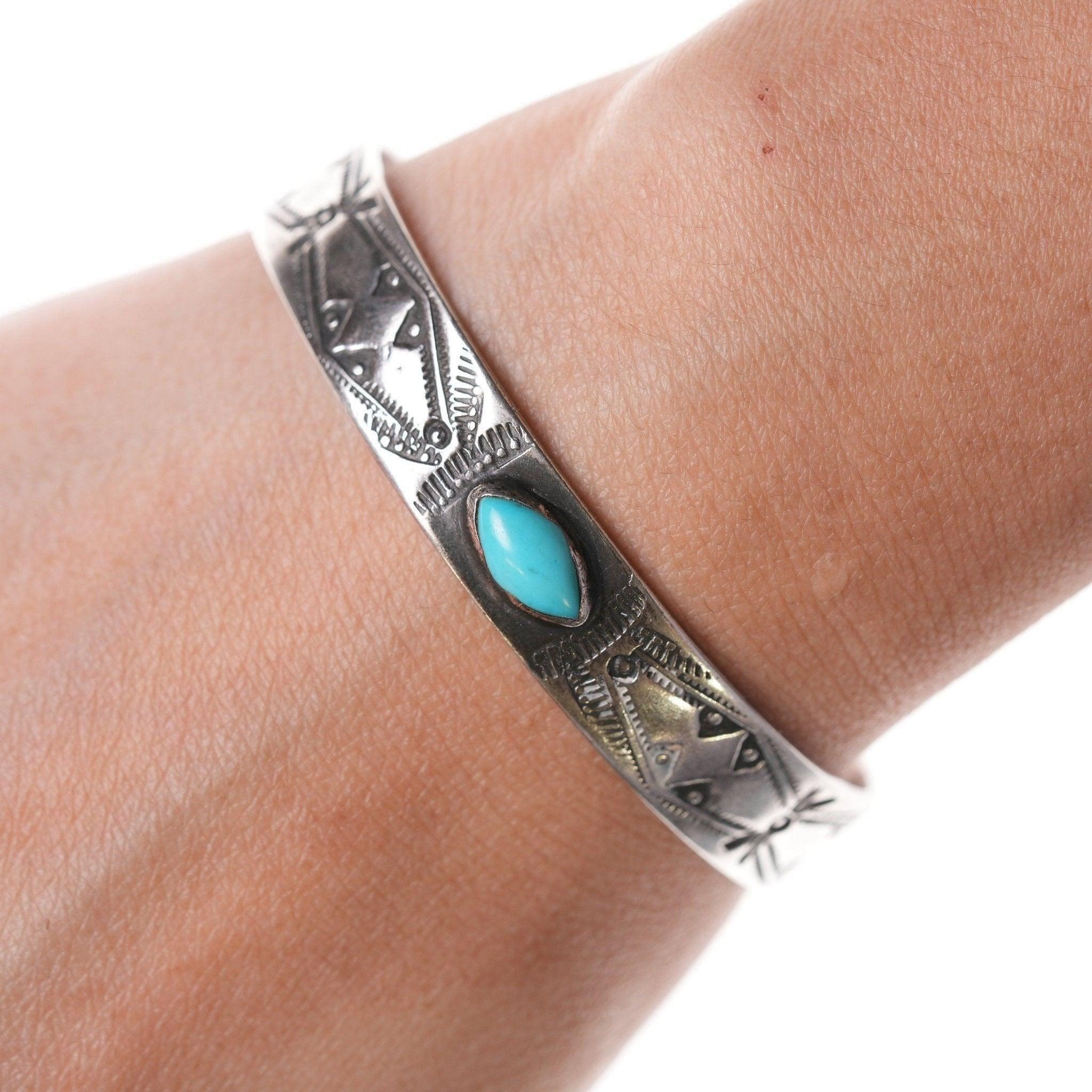 Important Vintage Native American Navajo Cal Martinez Coral Sterling Silver Repoussed Bracelet Important Vintage Native American Navajo Cal Martinez Coral Sterling Silver Repoussed Bracelet
