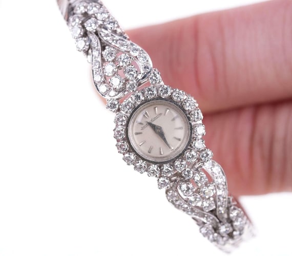 Jaeger lecoultre outlet diamond bracelet watch