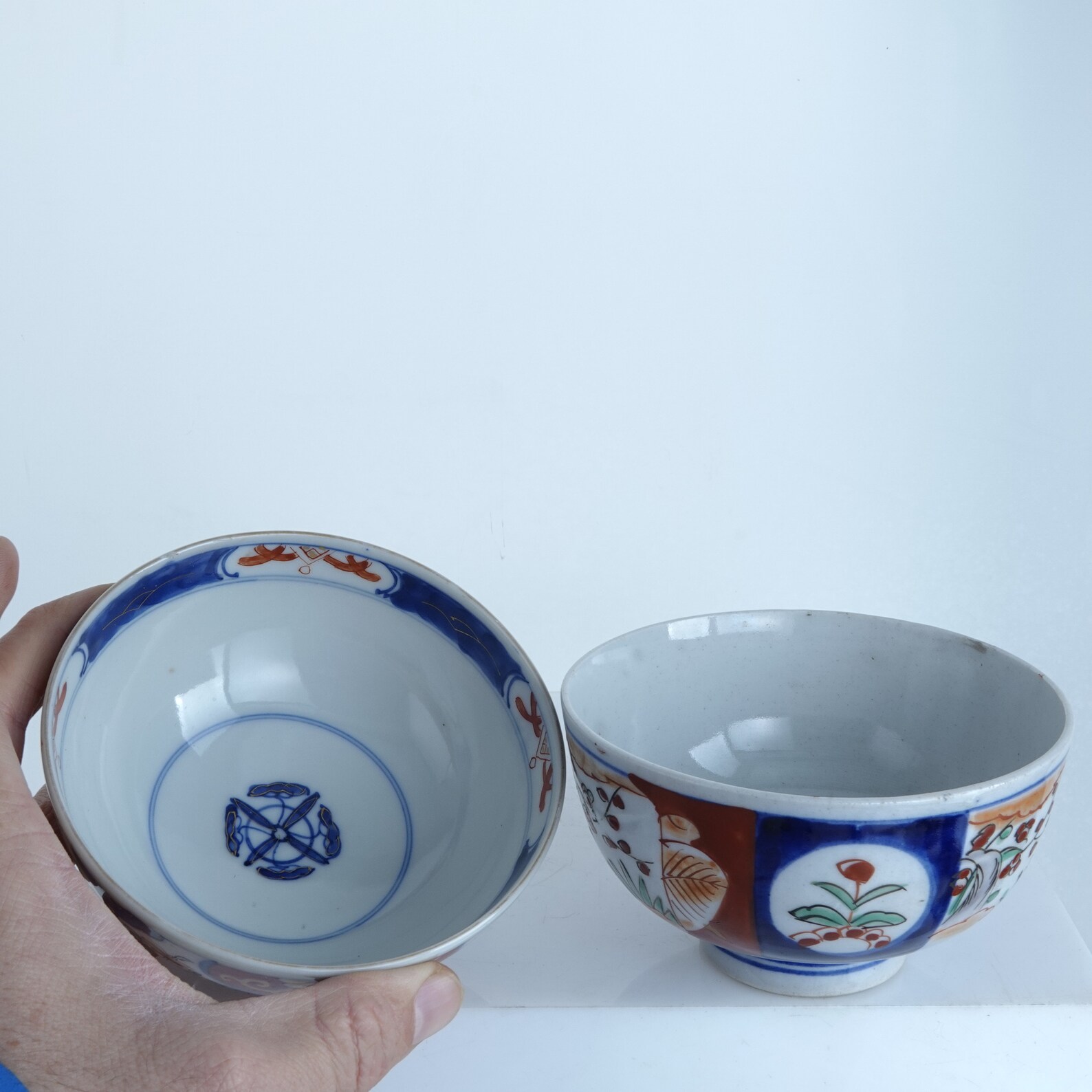 2 Meiji Period Japanese Imari Rice/soup Bowls Etsy Australia
