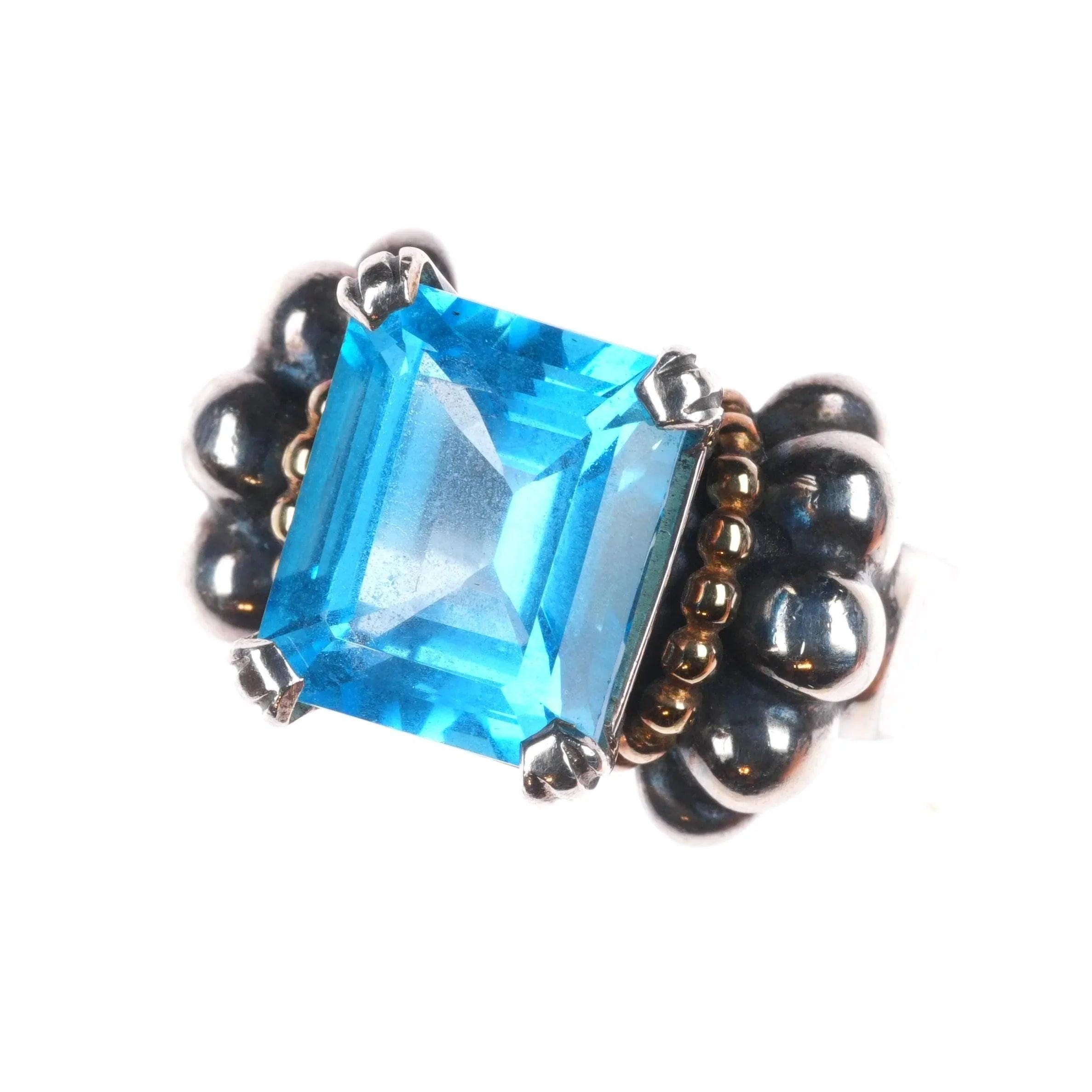 LAGOS caviar ラゴスキャビアリング(18金&スターリングシルバー) LAGOS caviar ラゴスキャビアリング(18金&スターリングシルバー)