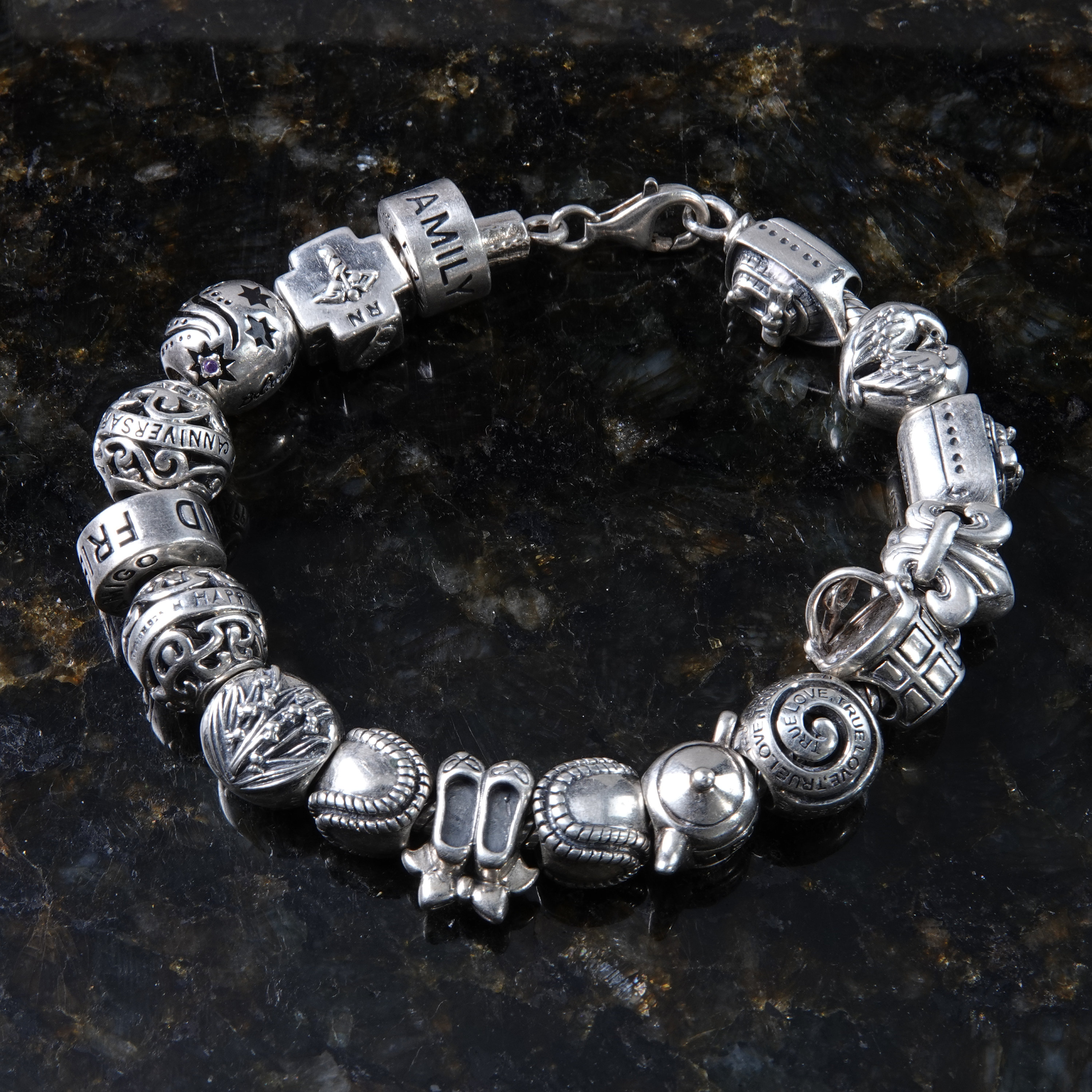 Chamilia charm bracelet Clearance