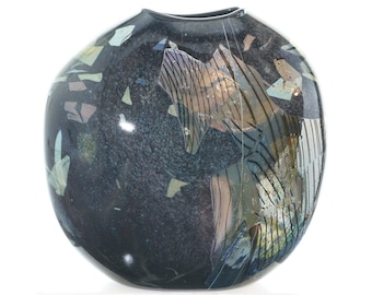 1980 Chihuly student William Morris Art Glass vase