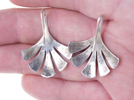 Retired James Avery Modernist sterling earrings - image 2
