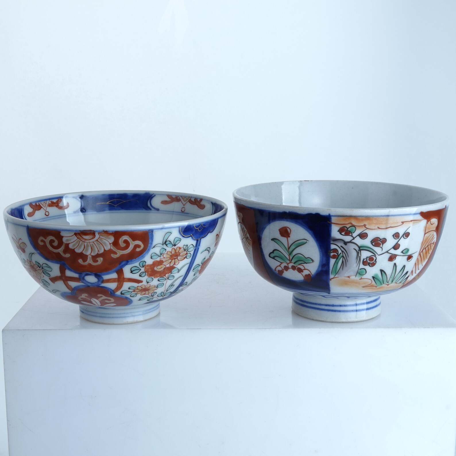 2 Meiji Period Japanese Imari Rice/soup Bowls Etsy Australia