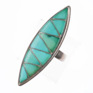 アクセサリー Vintage Frank Vacit Turquoise Inlay Ring Vintage Frank Vacit Turquoise Inlay Ring - メルカリ