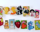 1970 39 s Boxed Avon Collection Berry nice lip gloss, perfume pins, etc
